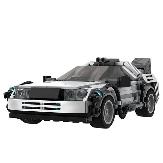Futuristic Time Travel Car MOC Building Kit | Sci-Fi Vehicle Model - 1