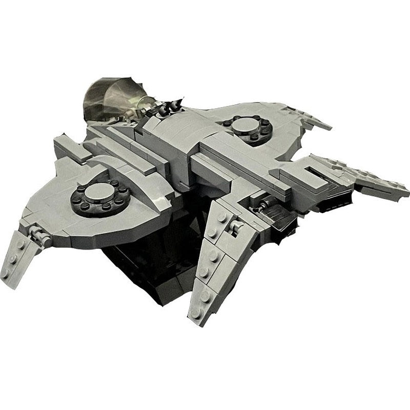 Futuristic VTOL Scout Gunship MOC Building Kit - 1