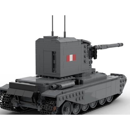 FV4005 Stage II Tank Destroyer MOC Building Kit | 1:35 Heavy Artillery Model - 2