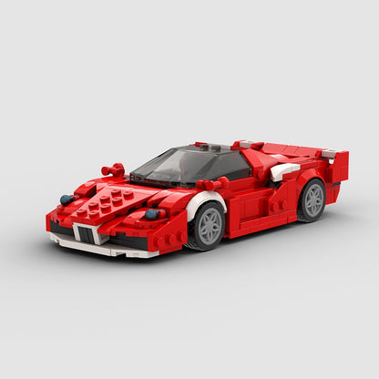 FXX Racing Supercar Building Kit | LEGO-Compatible MOC - 1