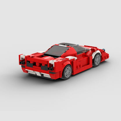 FXX Racing Supercar Building Kit | LEGO-Compatible MOC - 2