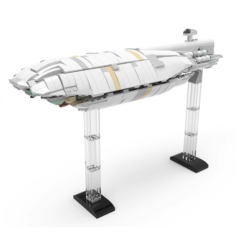Galactic Alliance Medium Cargo Transport Building Kit | LEGO-Compatible MOC - 1