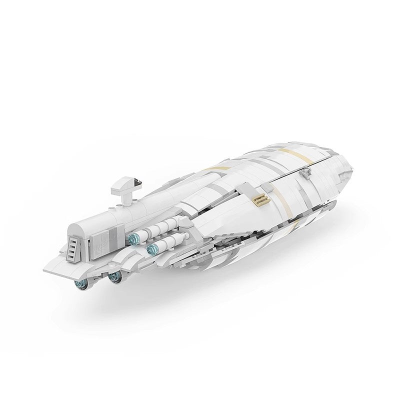 Galactic Alliance Medium Cargo Transport Building Kit | LEGO-Compatible MOC - 2