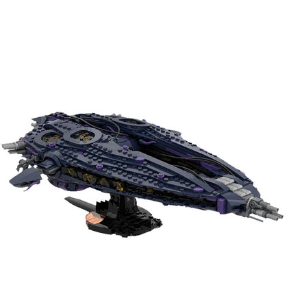 Galactic Bio-Organic Hive Capital Ship Building Kit | Midi Scale | LEGO-Compatible MOC - 4
