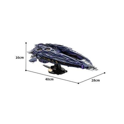 Galactic Bio-Organic Hive Capital Ship MOC Building Kit Midi Scale - 7