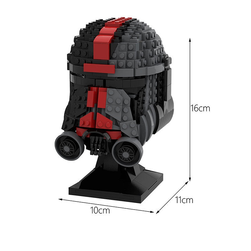 Galactic Commando Helmet Building Kit | LEGO-Compatible MOC - 1