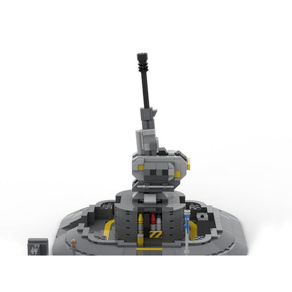 Galactic Defense Artillery MOC Building Kit - Sci-Fi Military Cannon Model - 2