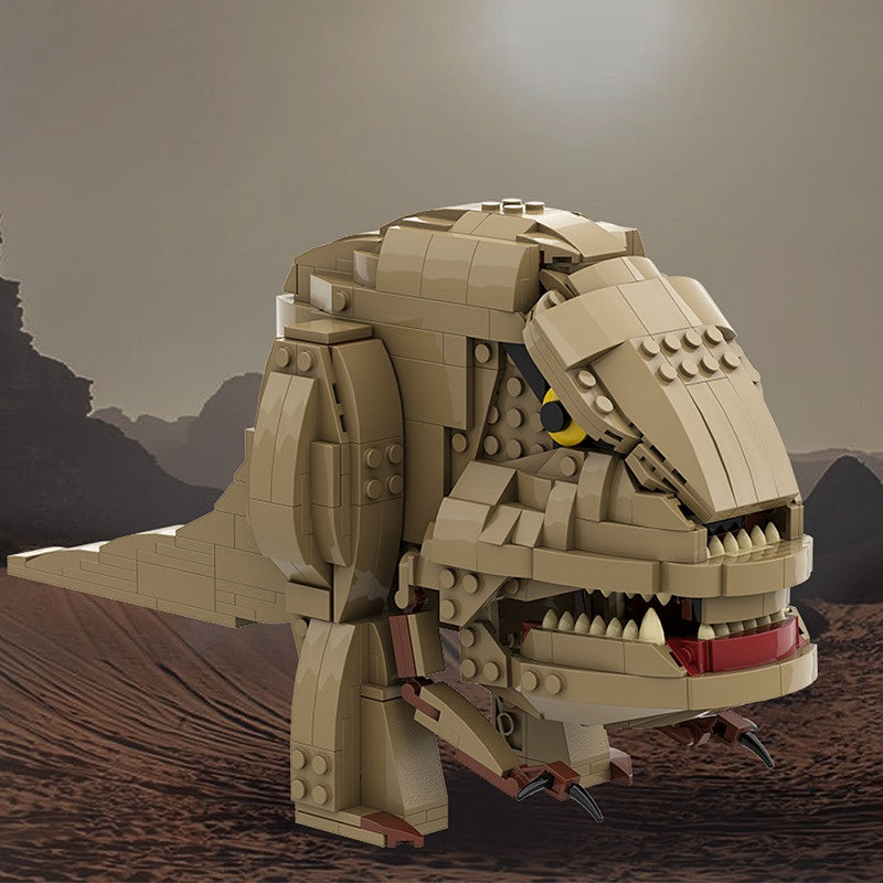 Galactic Desert Bipedal Beast Building Kit | LEGO-Compatible MOC - 1