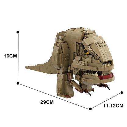 Galactic Desert Bipedal Beast MOC Building Kit | Sci-Fi Creature Model - 4