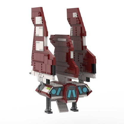 Galactic Diplomatic Shuttle MOC Spacecraft Building Kit - 3