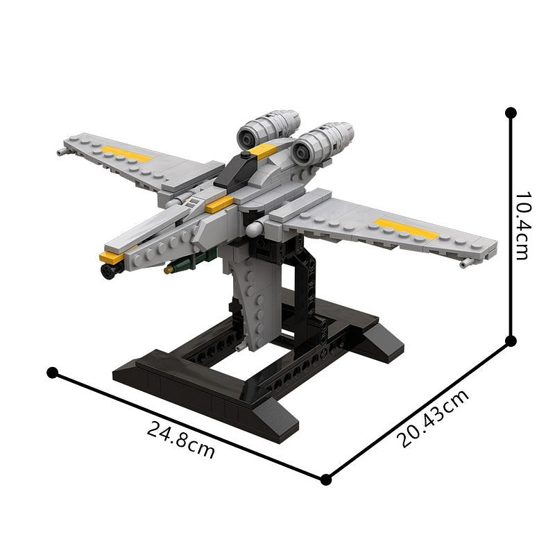 Galactic Drop Infantry Fighter MOC 1:72 Scale Spacecraft Building Kit - 7