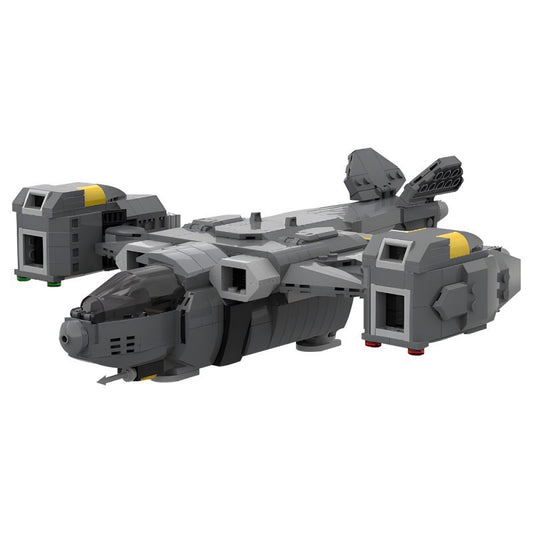 Galactic Drop Ship Extraction Shuttle Building Kit | LEGO-Compatible MOC - 2