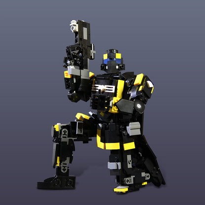 Galactic Drop Trooper B-01 Tactical Armor Building Kit | LEGO-Compatible MOC - 1