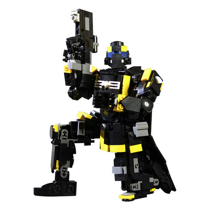 Galactic Drop Trooper B-01 Tactical Armor Building Kit | LEGO-Compatible MOC - 2