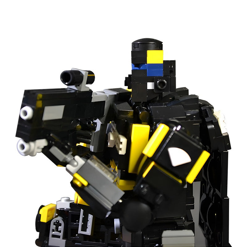 Galactic Drop Trooper B-01 Tactical Armor Building Kit | LEGO-Compatible MOC - 3