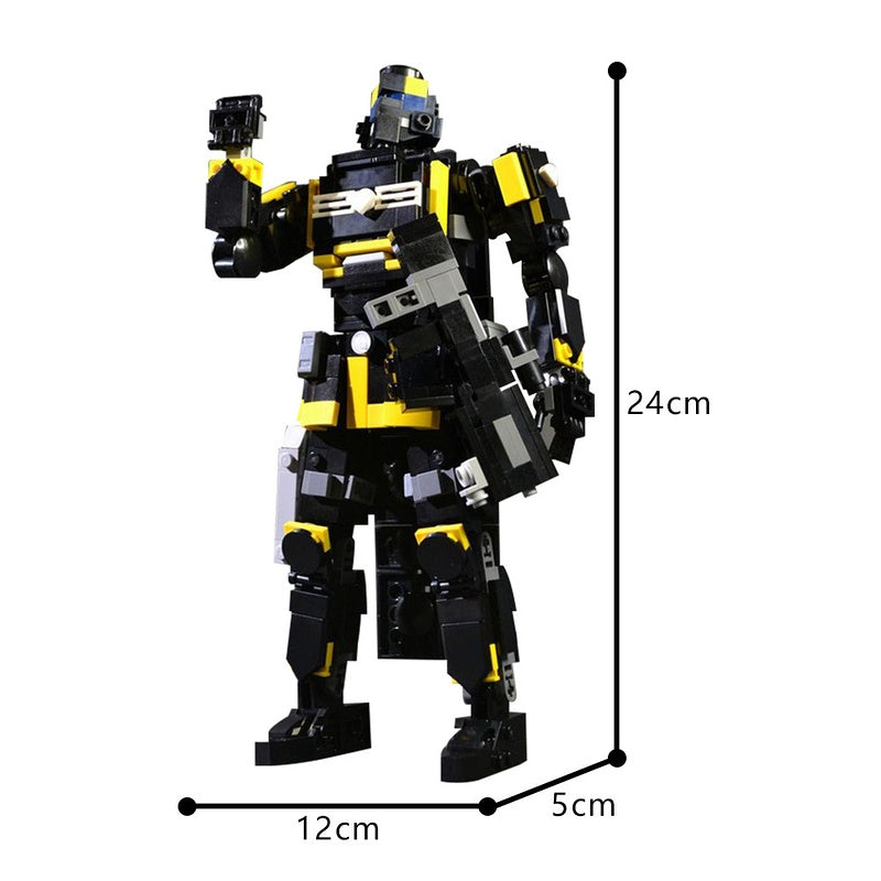 Galactic Drop Trooper B-01 Tactical Armor Building Kit | LEGO-Compatible MOC - 4