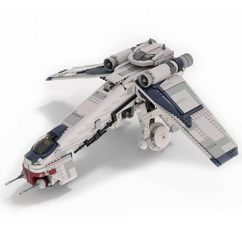 Galactic Dropship Troop Transporter Building Kit | LEGO-Compatible MOC - 1