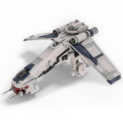Galactic Dropship Troop Transporter Building Kit | LEGO-Compatible MOC - 1