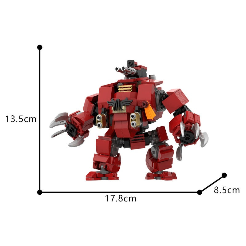 Galactic Grimdark Close Combat Mech Building Kit | LEGO-Compatible MOC - 3