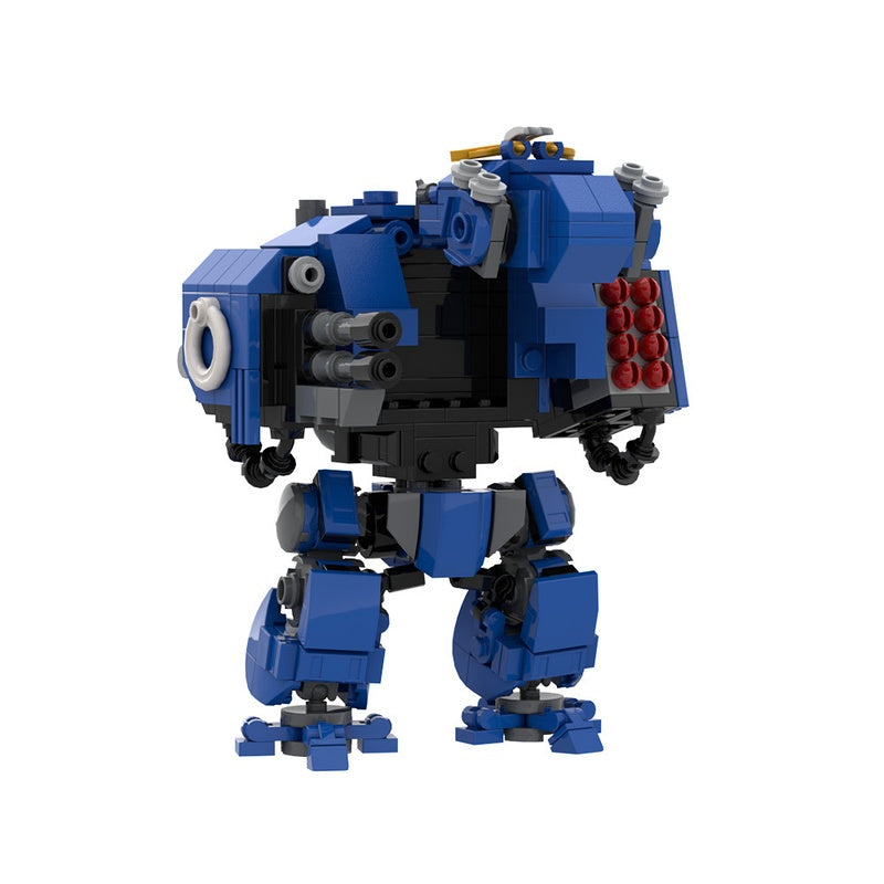 Galactic Grimdark Heavy Missile Walker Mecha Building Kit | LEGO-Compatible MOC - 2