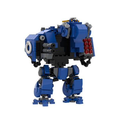 Galactic Grimdark Heavy Missile Walker Mecha Building Kit | LEGO-Compatible MOC - 2
