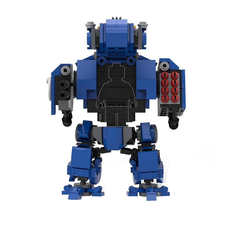 Galactic Grimdark Heavy Missile Walker Mecha MOC Building Kit - 8