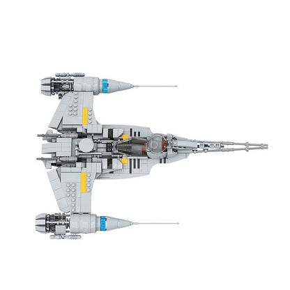 Galactic Hot Rod Fighter MOC Starfighter Building Kit | Sci-Fi Spacecraft - 6