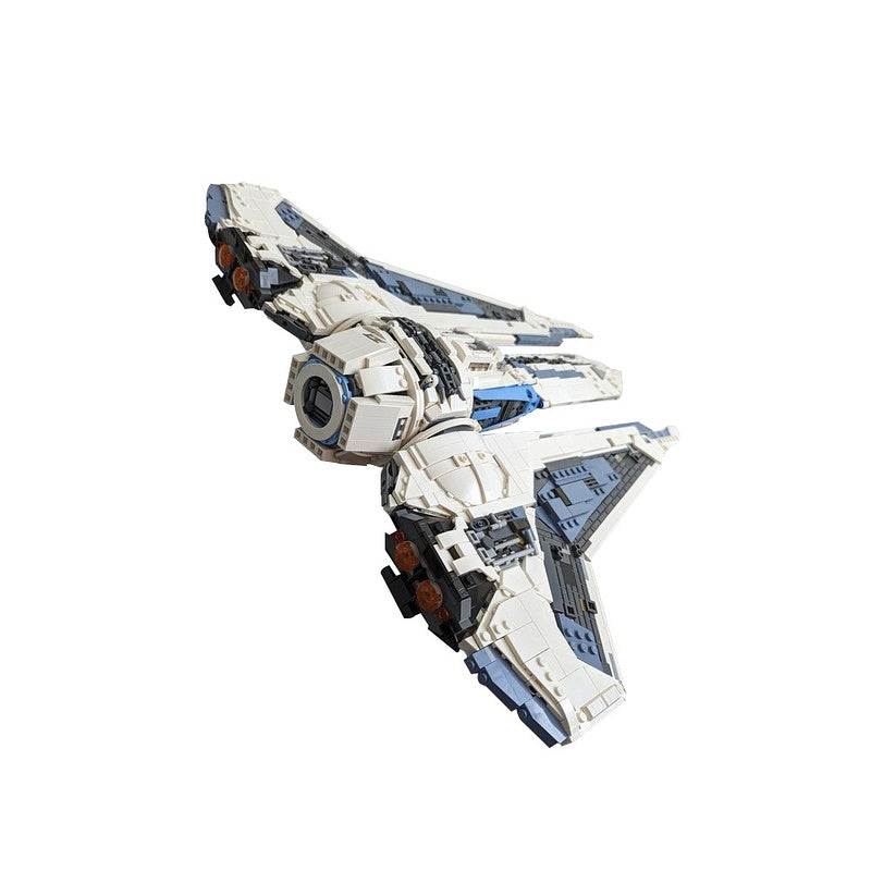 Galactic Hunter Gauntlet Fighter Space Transport Building Kit | LEGO-Compatible MOC - 2