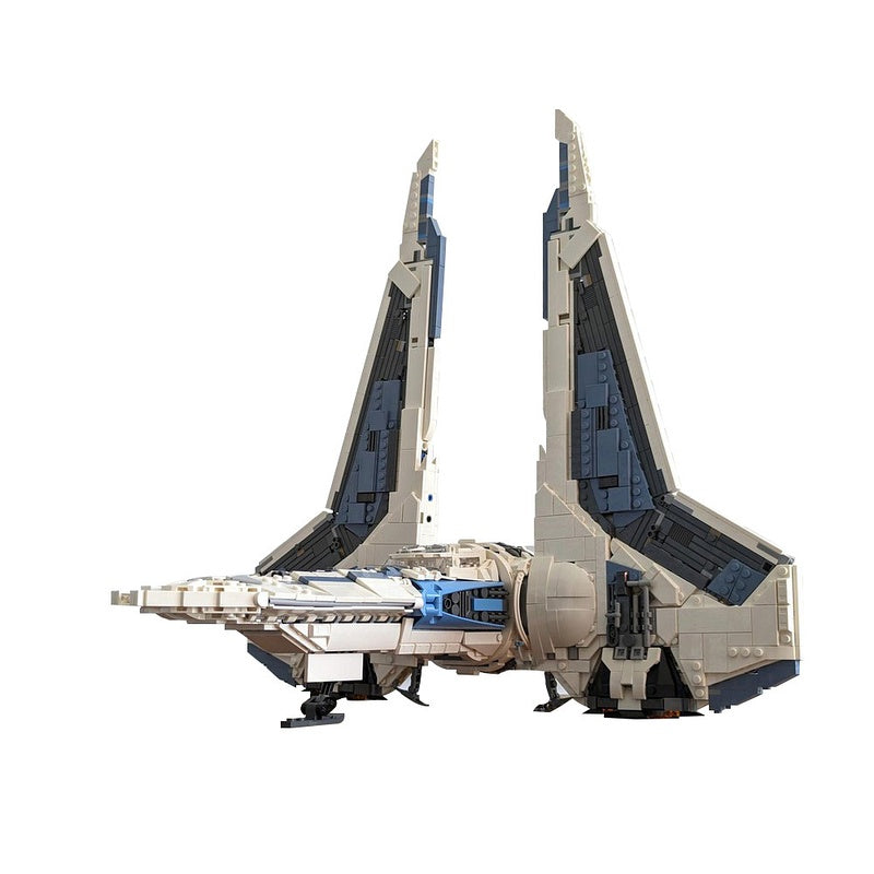 Galactic Hunter Gauntlet Fighter Space Transport Building Kit | LEGO-Compatible MOC - 3
