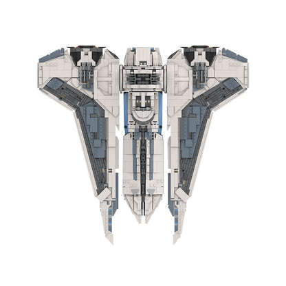 Galactic Hunter Gauntlet Fighter Space Transport Building Kit | LEGO-Compatible MOC - 5