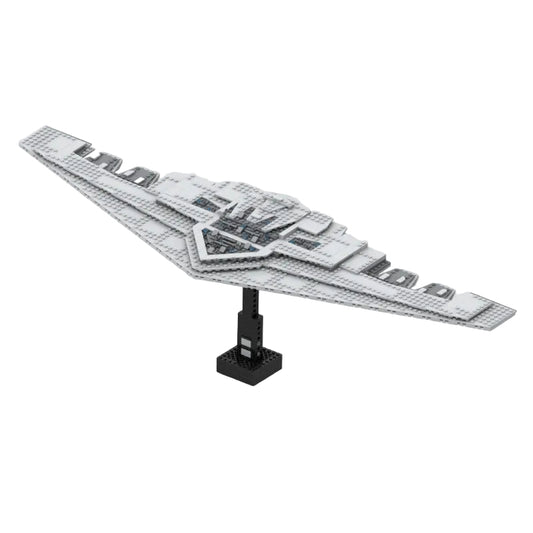 Galactic Mega Dreadnought Capital Ship Building Kit | LEGO-Compatible MOC - 1