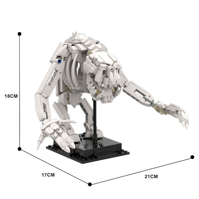 Galactic Monster Skeleton MOC Creature Building Kit - 4