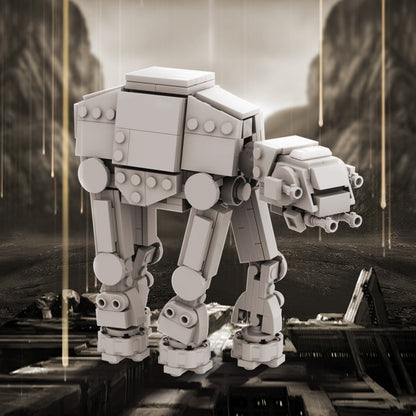 Galactic Quadruped Walker Building Kit | 3-Stud Scale LEGO-Compatible MOC - 1