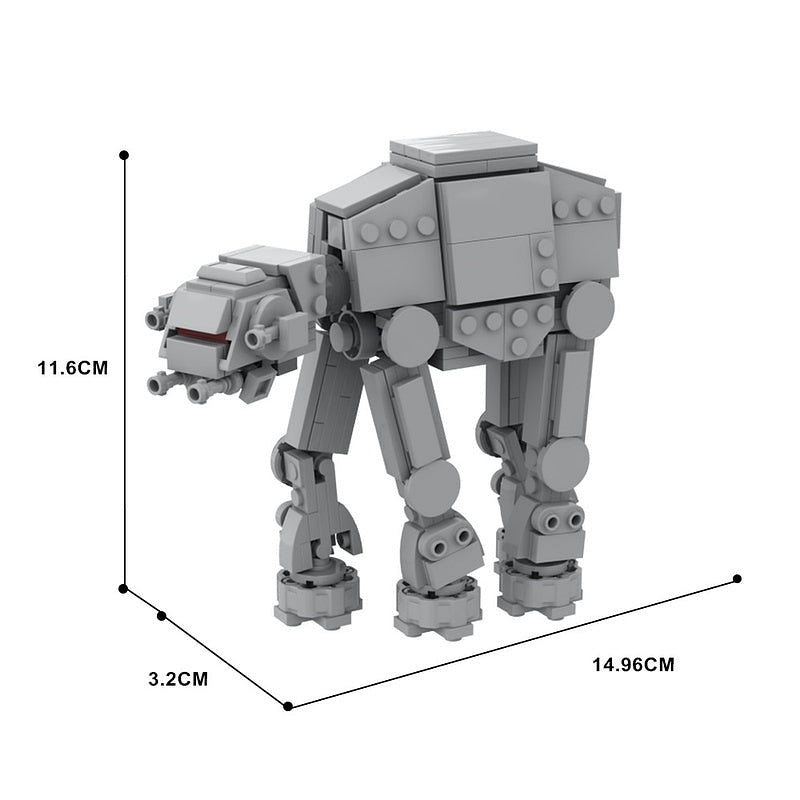 Galactic Quadruped Walker MOC Building Kit | Sci-Fi Mecha Model - 4