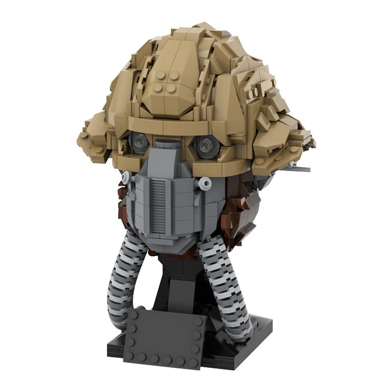 Galactic Rebel Fighter Helmet Building Kit | LEGO-Compatible MOC - 6