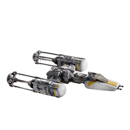Galactic Rebel Starfighter Bomber MOC Building Kit | Sci-Fi Spacecraft - 3