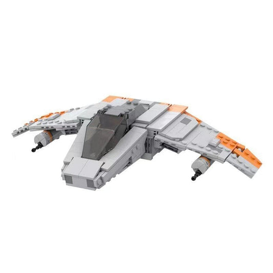 Galactic Resistance Starfighter MOC Spaceship Building Kit | Sci-Fi Fighter - 1
