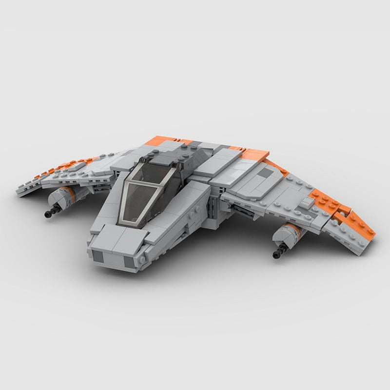 Galactic Resistance Starfighter MOC Spaceship Building Kit | Sci-Fi Fighter - 4