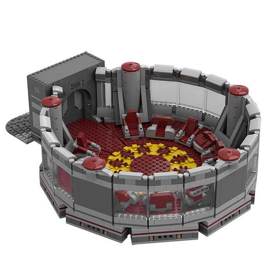 Galactic Sci-Fi Council Chamber MOC Building Kit | Futuristic Architecture - 1