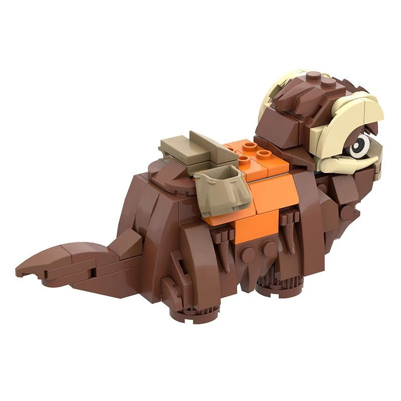 Galactic Shaggy Horned Desert Beast Building Kit | LEGO-Compatible MOC - 2