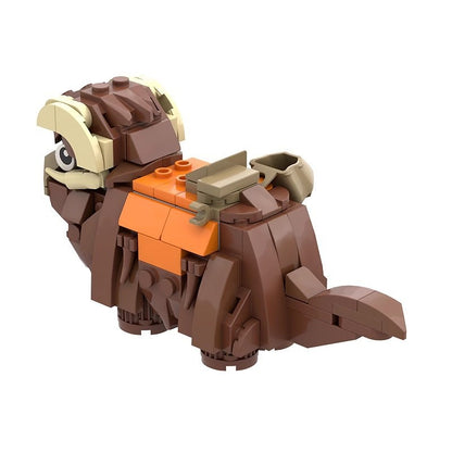 Galactic Shaggy Horned Desert Beast Building Kit | LEGO-Compatible MOC - 4