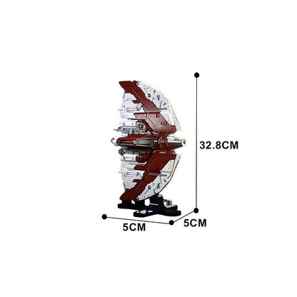 Galactic Shuttle Transport Ship MOC Building Kit | UCS-Style Spacecraft - 4