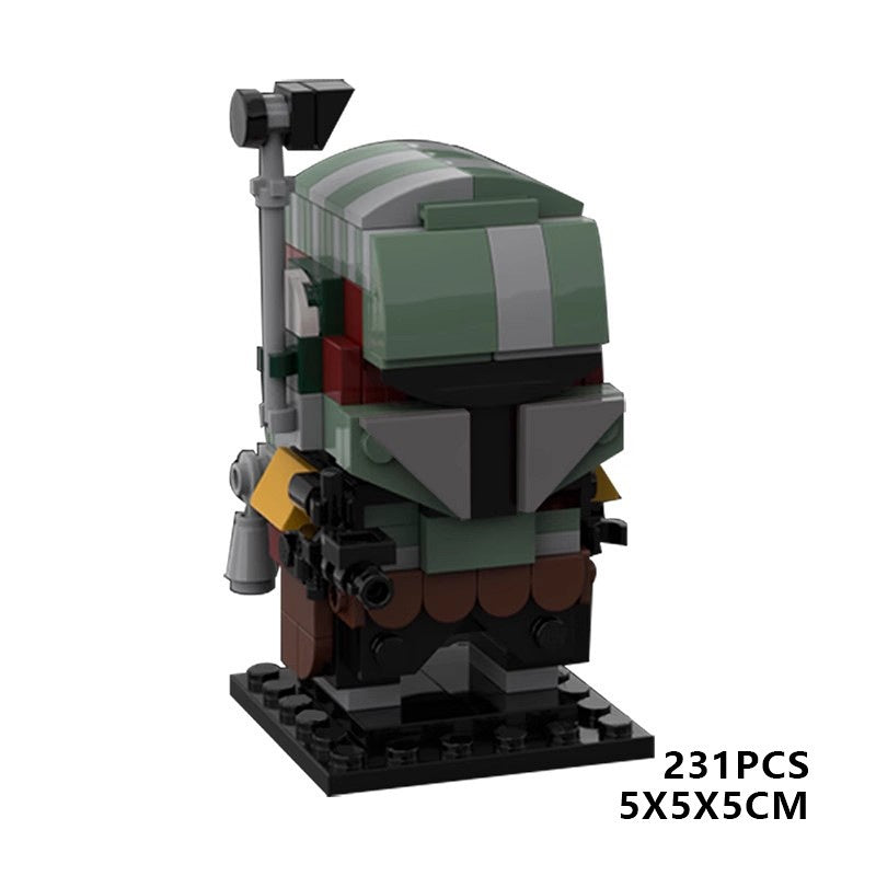 Galactic Space Hero BrickHeadz Building Kit | LEGO-Compatible MOC - 2