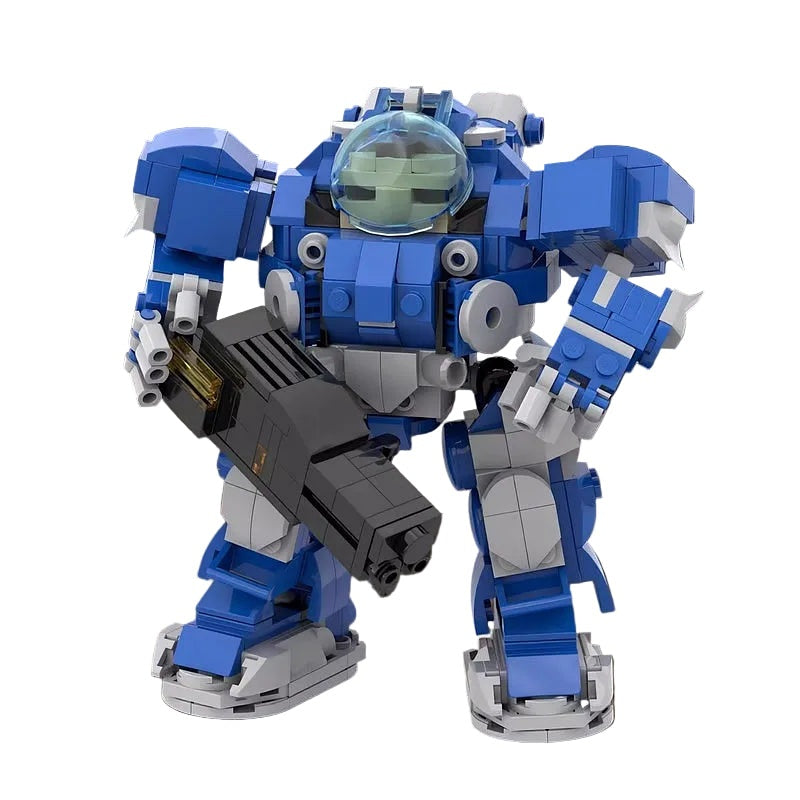 Galactic Space Infantry Heavy Armor MOC Building Kit | Sci-Fi Soldier Model - 1