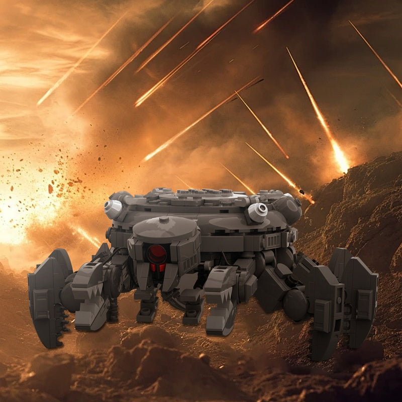 Galactic Spider Walker Tank Building Kit | LEGO-Compatible MOC - 1