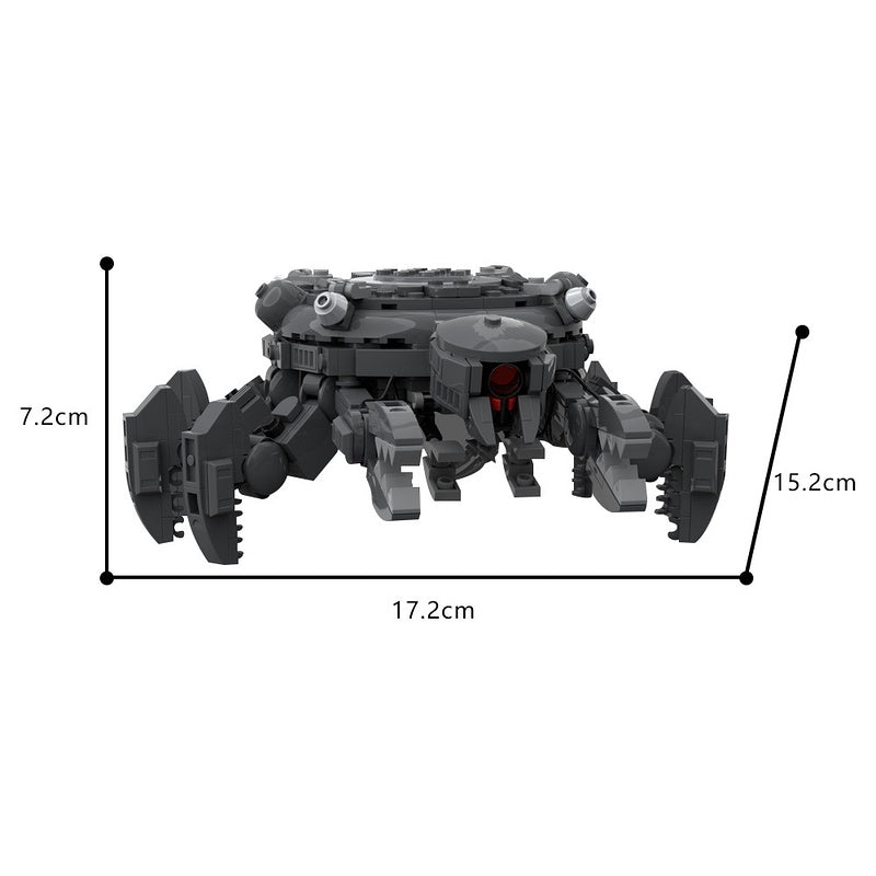 Galactic Spider Walker Tank Building Kit | LEGO-Compatible MOC - 4