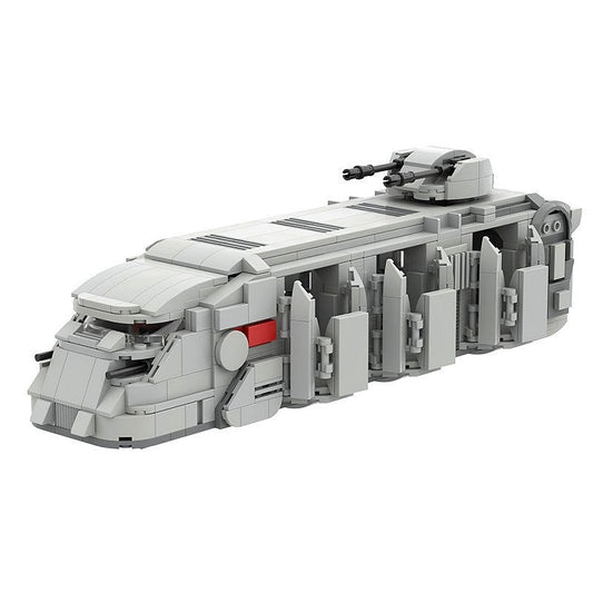 Galactic Troop Transport MOC Building Kit | Sci-Fi Space Vehicle Model - 1