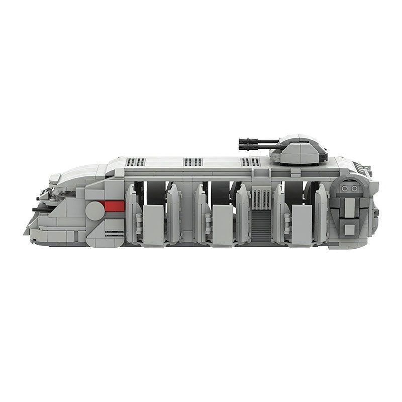 Galactic Troop Transport MOC Building Kit | Sci-Fi Space Vehicle Model - 3