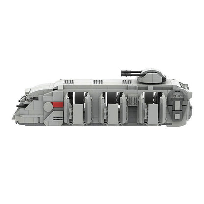 Galactic Troop Transport MOC Building Kit | Sci-Fi Space Vehicle Model - 3