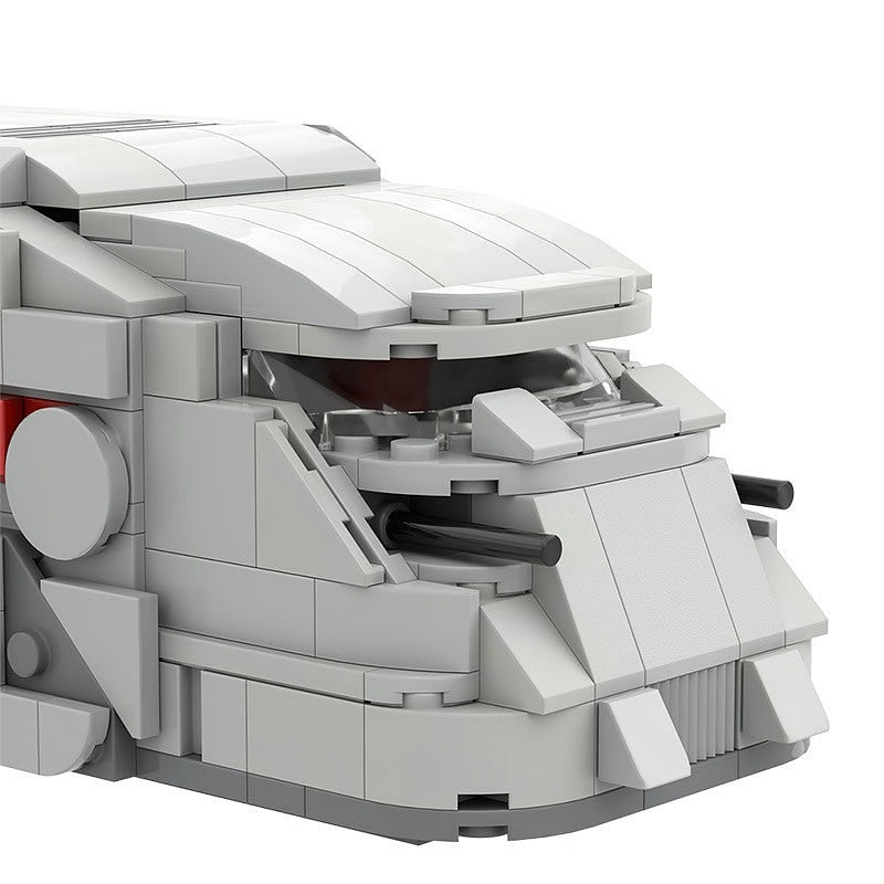 Galactic Troop Transport MOC Building Kit | Sci-Fi Space Vehicle Model - 4